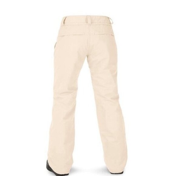 NWT Volcom Womens Sand Colored Frochickie Insulated Pants Size Small - Picture 2 of 5